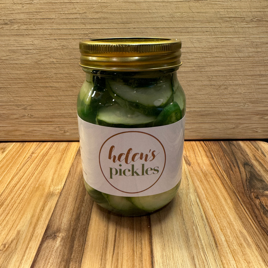 Pickled Cucumber Chips